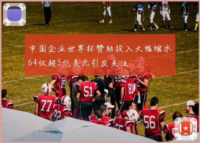 中国企业世界杯赞助投入大幅缩水64仅超5亿美元引发关注